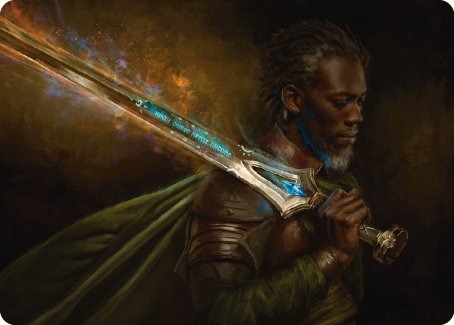 Anduril, Flame of the West Art Card [The Lord of the Rings: Tales of Middle-earth Art Series] | Good Games Adelaide SA