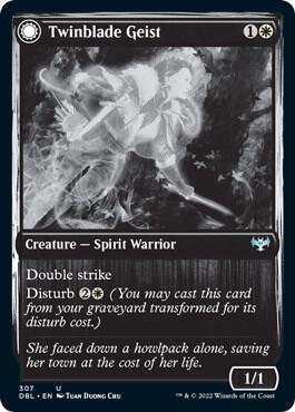 Twinblade Geist 307 (Innistrad: Double Feature)  - Foil | Good Games Adelaide SA