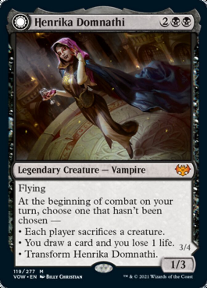 Henrika Domnathi // Henrika, Infernal Seer [Innistrad: Crimson Vow] | Good Games Adelaide SA