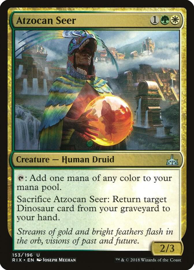 Atzocan Seer 153 (Rivals of Ixalan)  - Foil | Good Games Adelaide SA