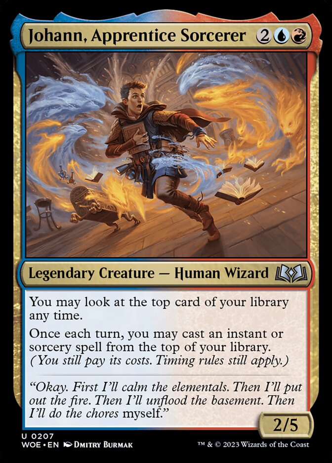 Johann, Apprentice Sorcerer 207 (Wilds of Eldraine)  - Foil | Good Games Adelaide SA