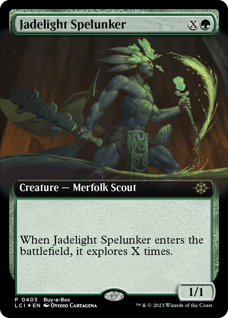Jadelight Spelunker (Extended Art) (Buy-A-Box) [The Lost Caverns of Ixalan Promos] | Good Games Adelaide SA