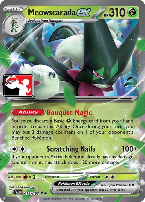 Meowscarada ex Series 4 015/193 (Prize Pack Series Cards)  - Holofoil | Good Games Adelaide SA
