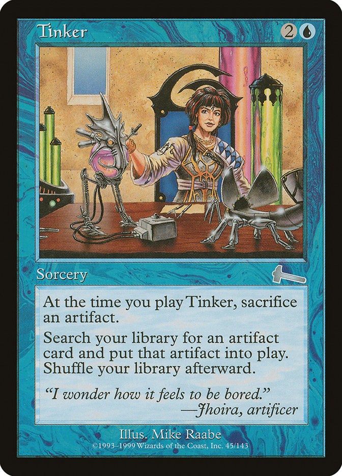 Tinker 45 (Urza's Legacy)  - Foil | Good Games Adelaide SA