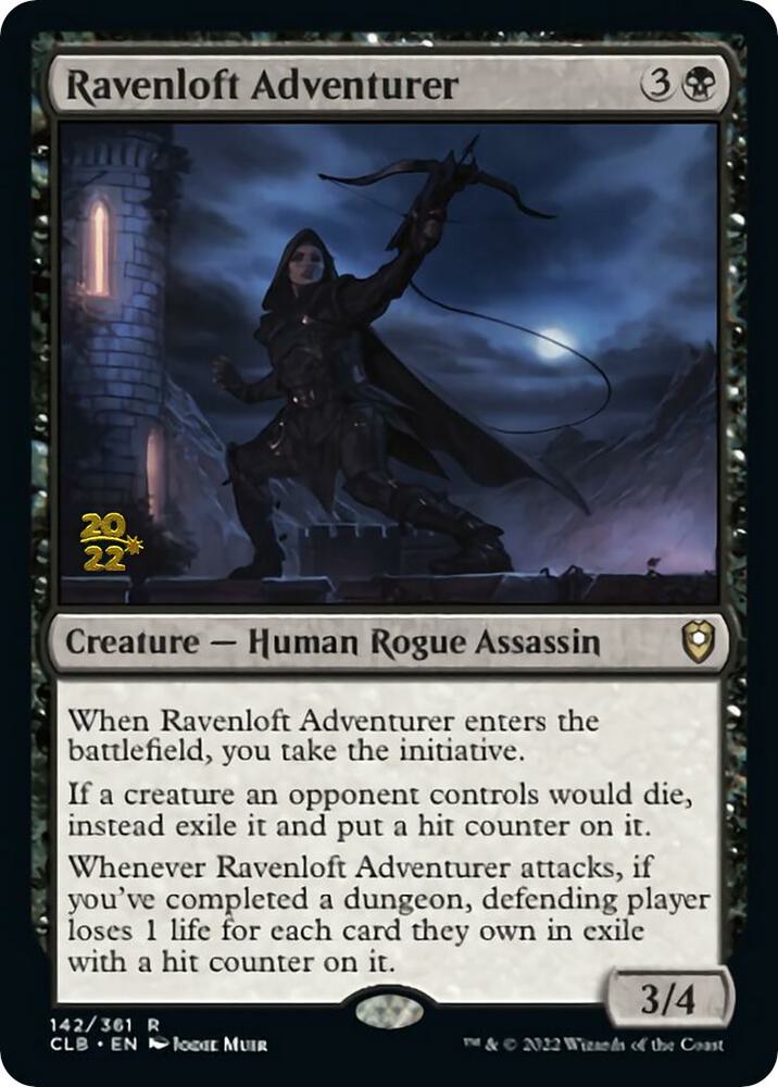 Ravenloft Adventurer 142 (Prerelease Cards)  - Foil | Good Games Adelaide SA