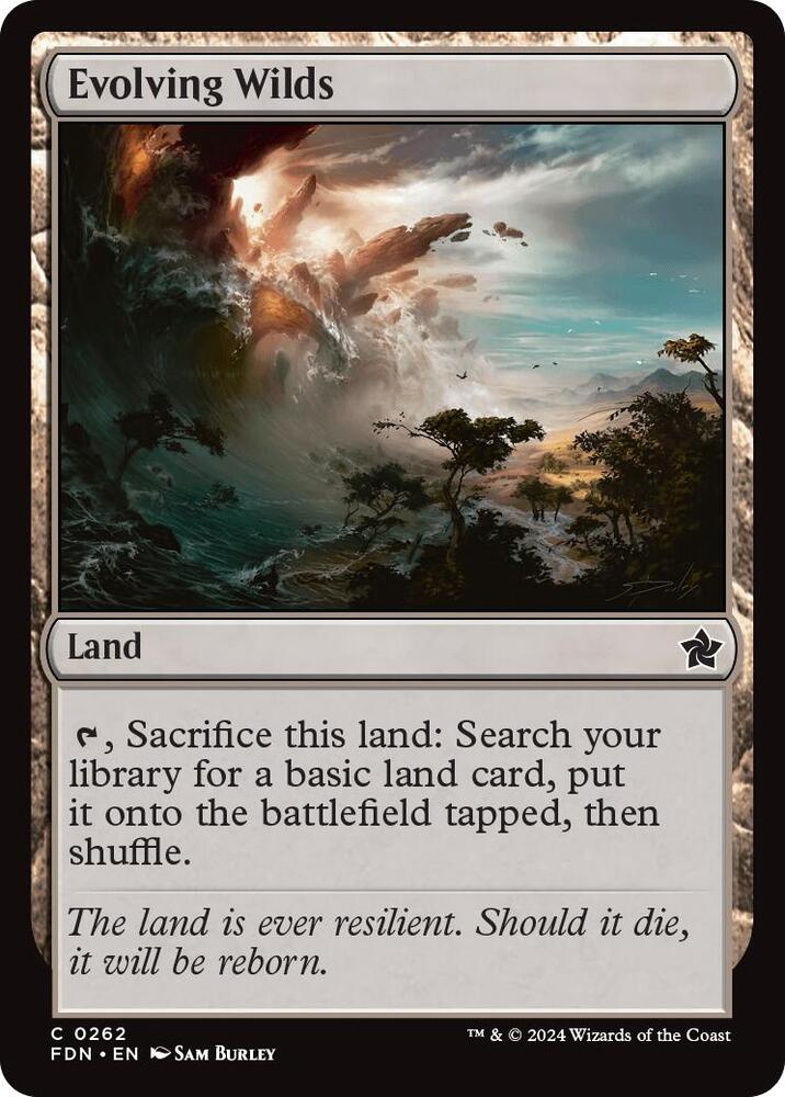 Evolving Wilds 262 (Foundations)  - Foil | Good Games Adelaide SA