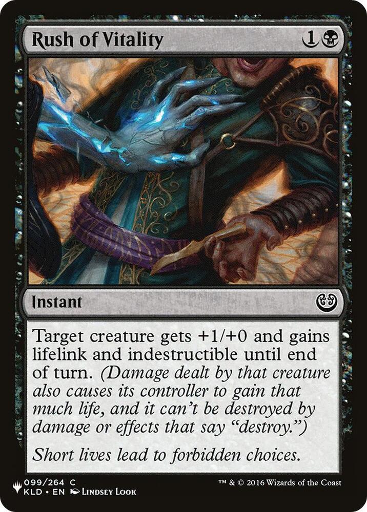 Rush of Vitality 099/264 (The List Reprints)  | Good Games Adelaide SA