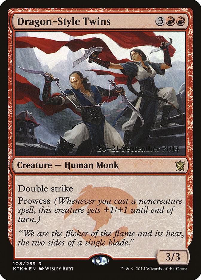 Dragon Style Twins 108 (Prerelease Cards)  - Foil | Good Games Adelaide SA