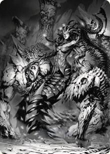 Vraska Betrayals Sting Art Card 72 (Art Series: Phyrexia: All Will Be One)  | Good Games Adelaide SA