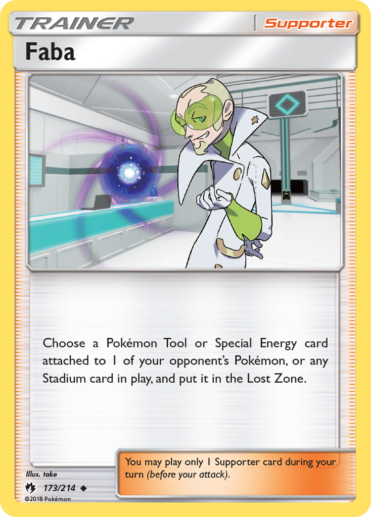 Faba (173/214) [Sun & Moon: Lost Thunder] | Good Games Adelaide SA