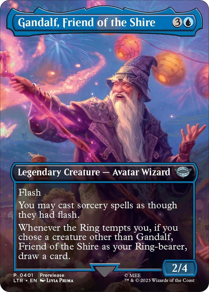 Gandalf, Friend of the Shire 401 (Universes Beyond: The Lord of the Rings: Tales of Middle-earth)  - Borderless | Good Games Adelaide SA