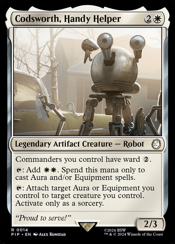 Codsworth, Handy Helper 14 (Universes Beyond: Fallout)  | Good Games Adelaide SA