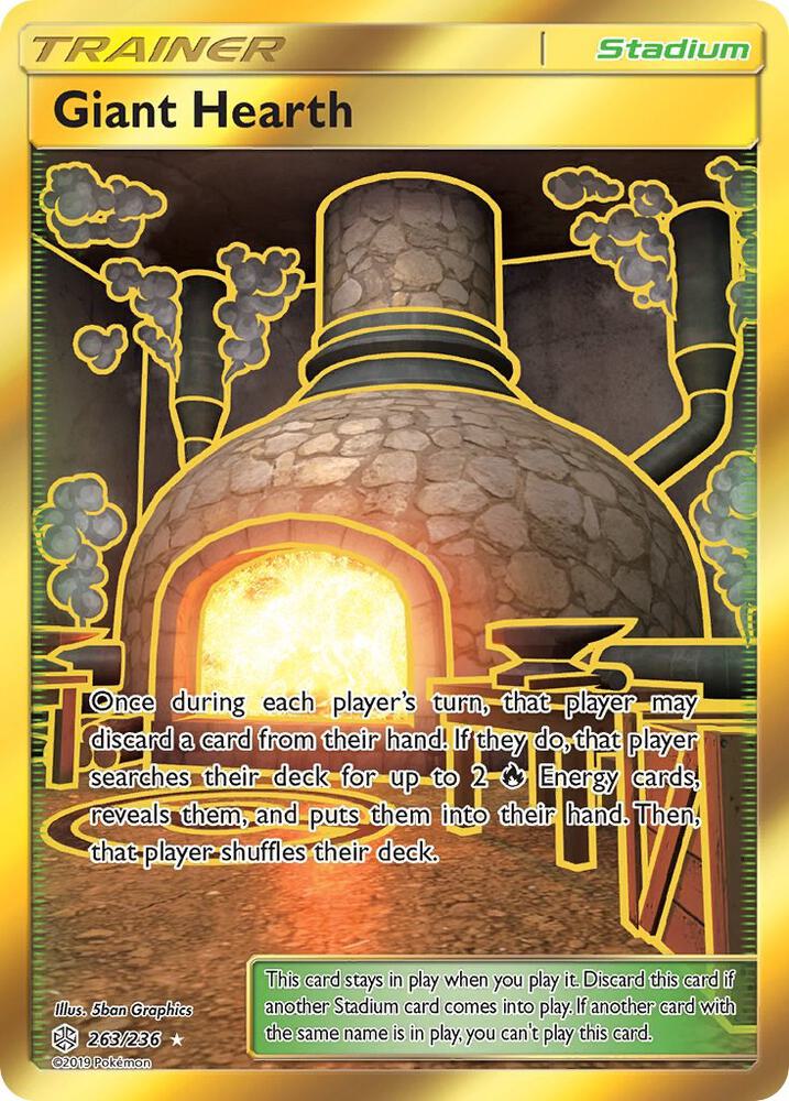 Giant Hearth Secret 263/236 (SM - Cosmic Eclipse)  - Holofoil | Good Games Adelaide SA