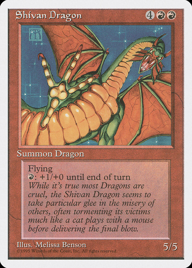 Shivan Dragon [Fourth Edition] | Good Games Adelaide SA
