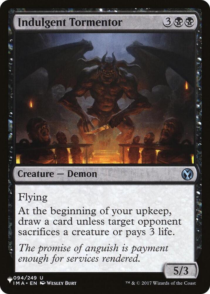 Indulgent Tormentor 094/249 (The List Reprints)  | Good Games Adelaide SA
