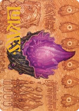 Thorn of Amethyst Art Card Gold Stamped Signature 80 (Art Series: The Brothers' War)  | Good Games Adelaide SA