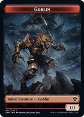 Zombie Knight // Goblin Double-sided Token [Dominaria United Commander Tokens] | Good Games Adelaide SA