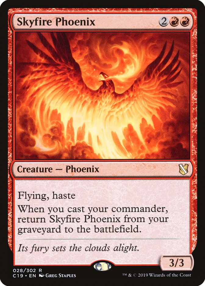 Skyfire Phoenix 28 (Commander 2019)  | Good Games Adelaide SA
