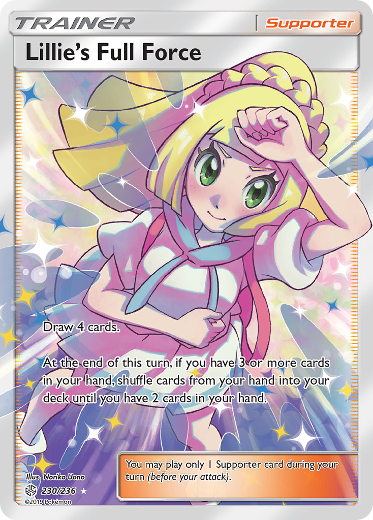 Lillie's Full Force (230/236) [Sun & Moon: Cosmic Eclipse] | Good Games Adelaide SA
