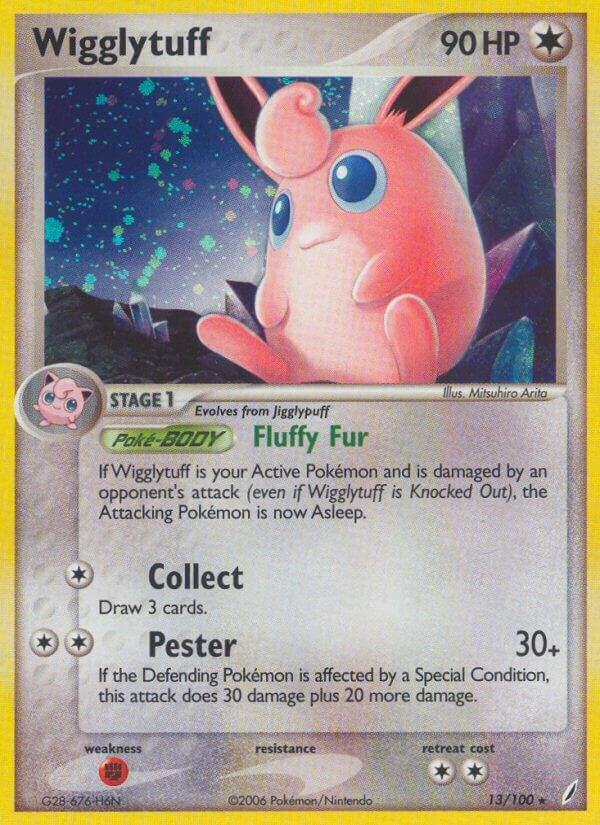 Wigglytuff 13/100 (Crystal Guardians)  - Holofoil | Good Games Adelaide SA