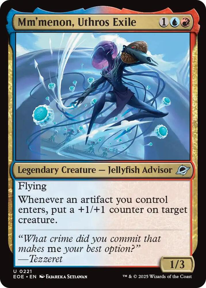 Mm'menon, Uthros Exile 221 (Edge of Eternities)  - Foil | Good Games Adelaide SA