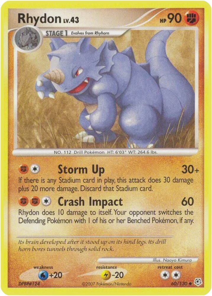Rhydon 60/130 (Diamond and Pearl)  | Good Games Adelaide SA