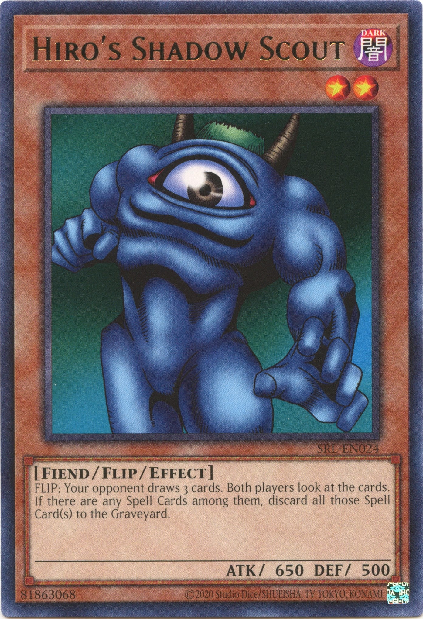 Hiro's Shadow Scout (25th Anniversary) [SRL-EN024] Rare | Good Games Adelaide SA