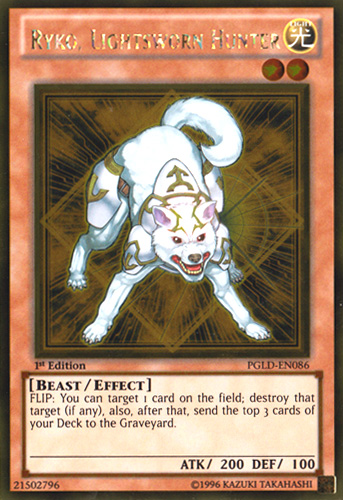 Ryko, Lightsworn Hunter [PGLD-EN086] Gold Rare | Good Games Adelaide SA