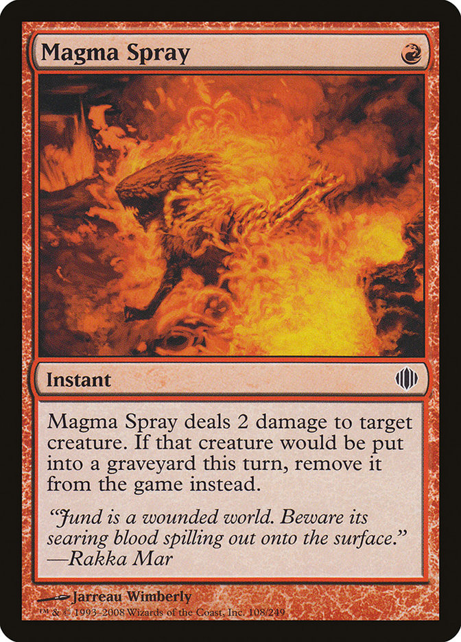 Magma Spray [Shards of Alara] | Good Games Adelaide SA