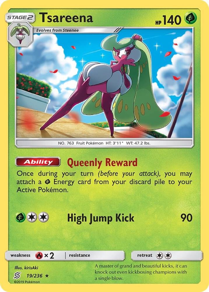 Tsareena 19/236 (SM - Unified Minds)  - Holofoil | Good Games Adelaide SA