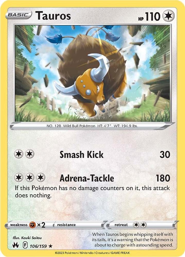 Tauros 106/159 (Crown Zenith)  | Good Games Adelaide SA