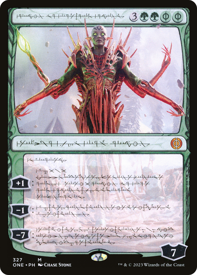 Nissa, Ascended Animist (Phyrexianized) [Phyrexia: All Will Be One] | Good Games Adelaide SA