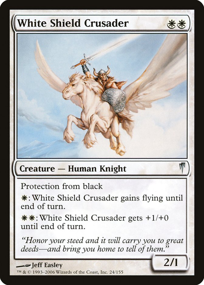 White Shield Crusader 24 (Coldsnap)  - Foil | Good Games Adelaide SA