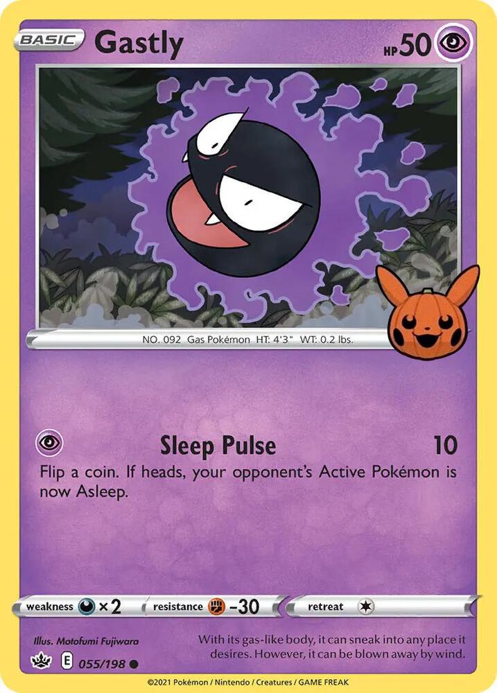 Gastly 055/198 (Trick or Trade BOOster Bundle)  | Good Games Adelaide SA