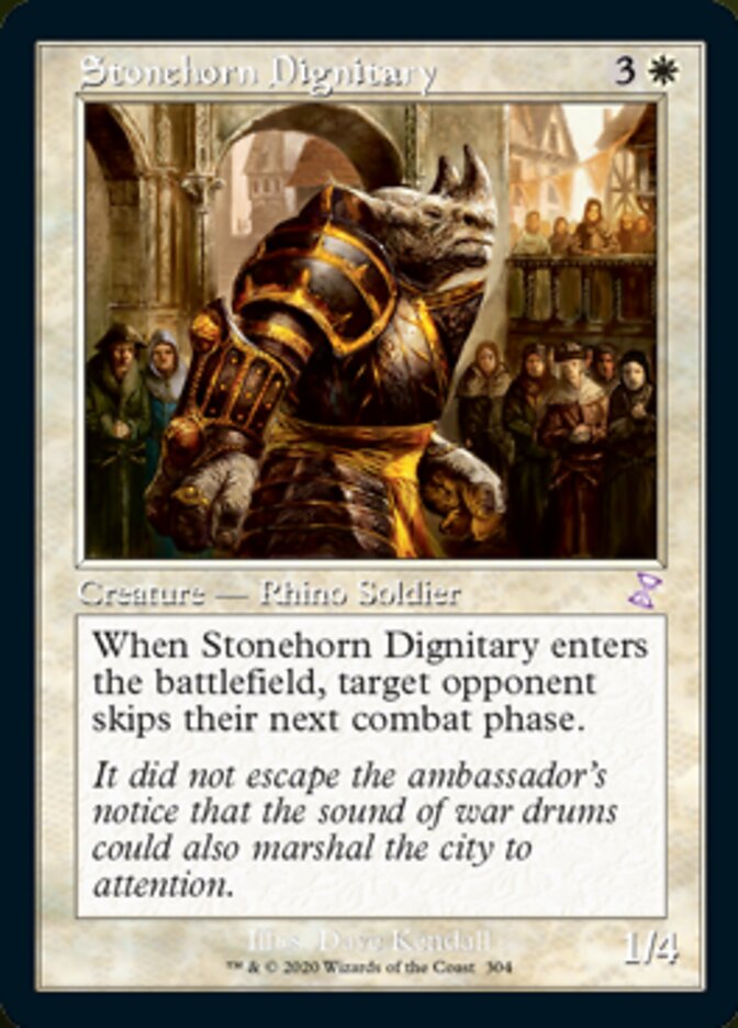 Stonehorn Dignitary (Timeshifted) [Time Spiral Remastered] | Good Games Adelaide SA