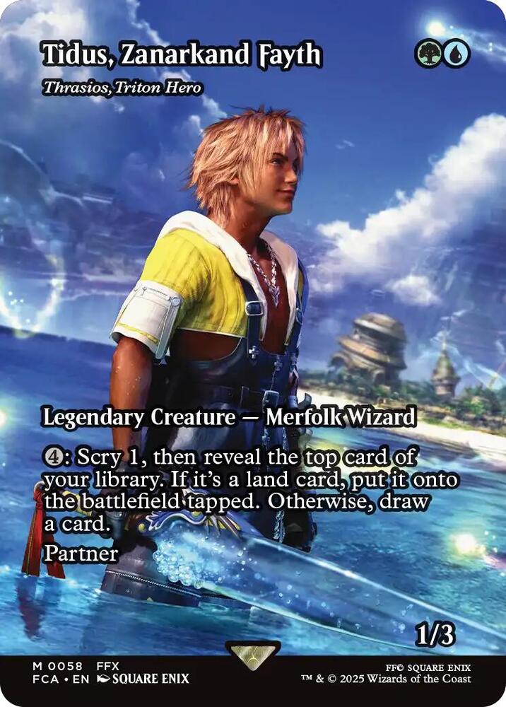 Tidus Zanarkand Fayth Thrasios Triton Hero  58 (FINAL FANTASY: Through the Ages)  | Good Games Adelaide SA
