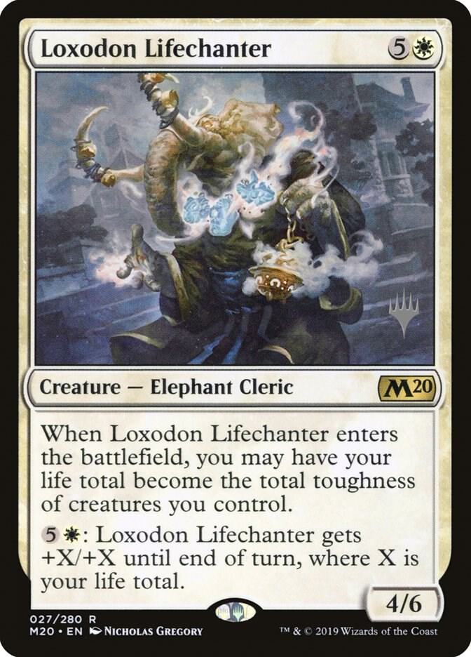Loxodon Lifechanter 27 (Promo Pack: Core Set 2020)  - Foil | Good Games Adelaide SA