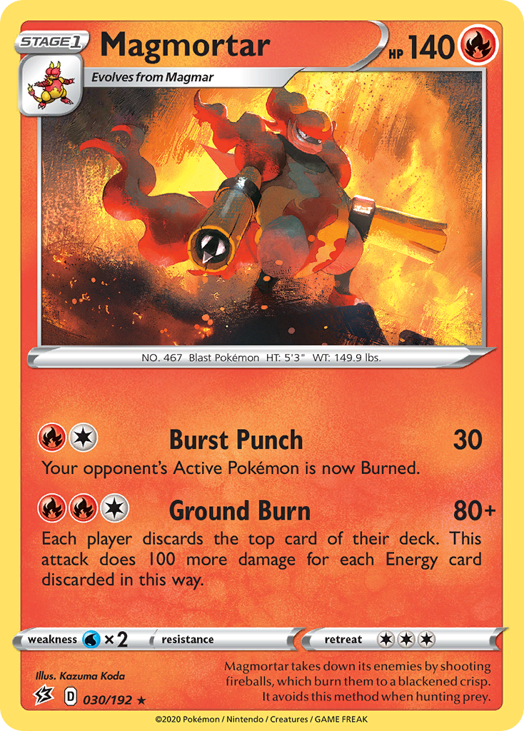 Magmortar (030/192) [Sword & Shield: Rebel Clash] | Good Games Adelaide SA