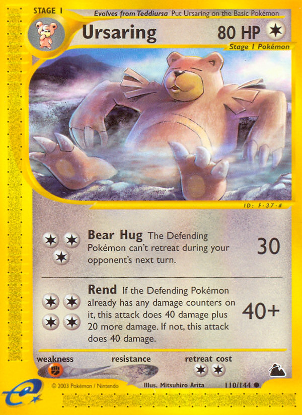 Ursaring (110/144) [Skyridge] | Good Games Adelaide SA