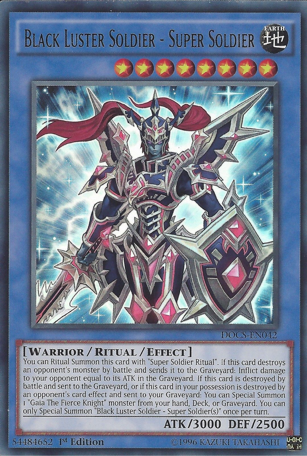 Black Luster Soldier - Super Soldier [DOCS-EN042] Ultra Rare | Good Games Adelaide SA