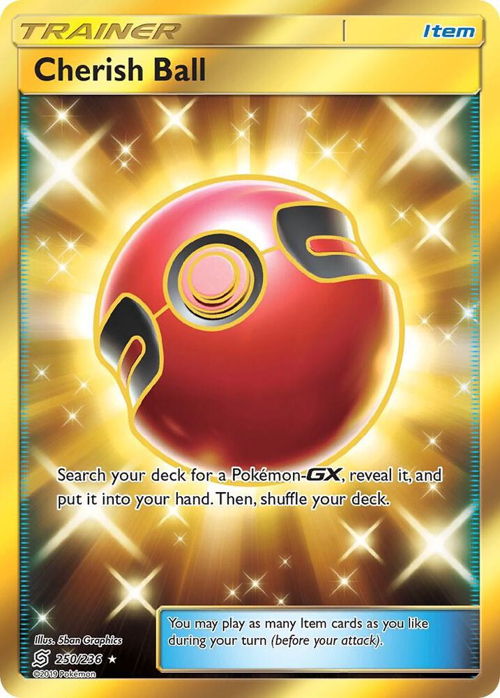Cherish Ball Secret 250/236 (SM - Unified Minds)  - Holofoil | Good Games Adelaide SA