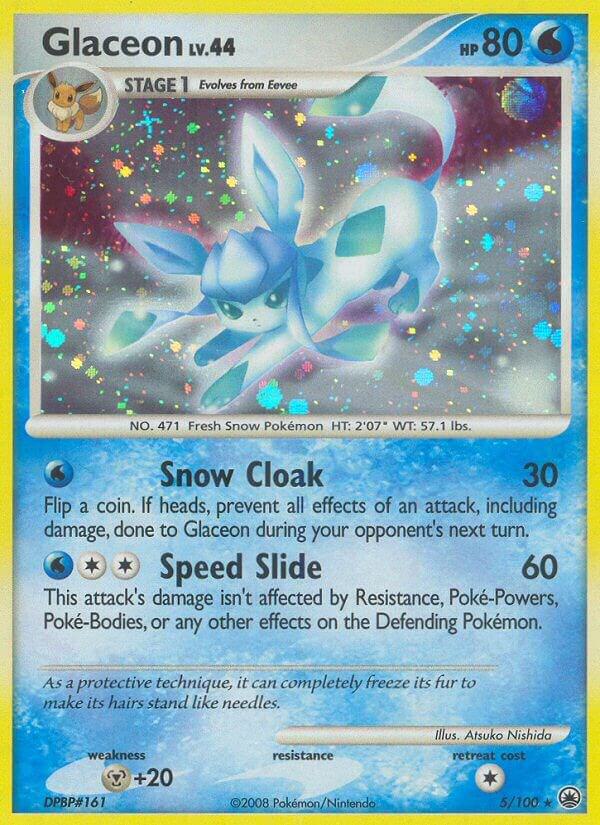 Glaceon 5/100 (Majestic Dawn)  - Holofoil | Good Games Adelaide SA