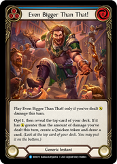 Even Bigger Than That! (Blue) [EVR175] (Everfest)  1st Edition Rainbow Foil | Good Games Adelaide SA