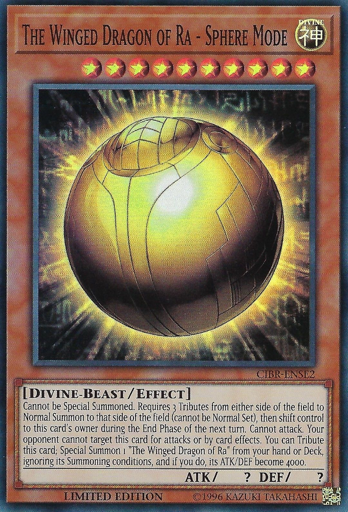 The Winged Dragon of Ra - Sphere Mode [CIBR-ENSE2] Super Rare | Good Games Adelaide SA