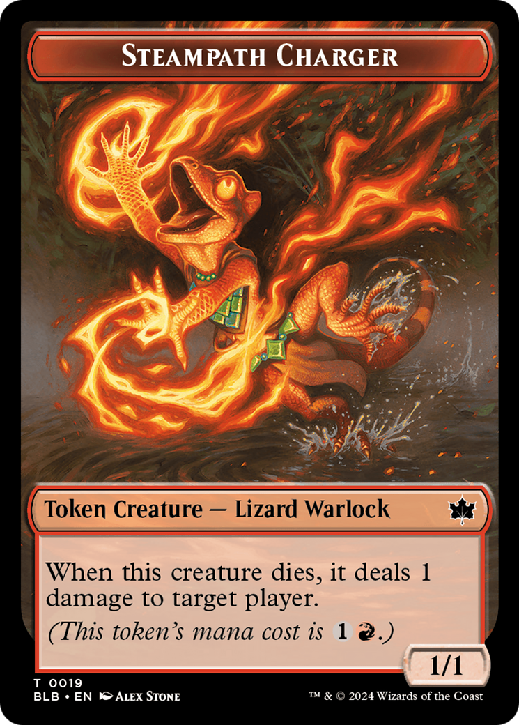 Steampath Charger Token [Bloomburrow Tokens] | Good Games Adelaide SA