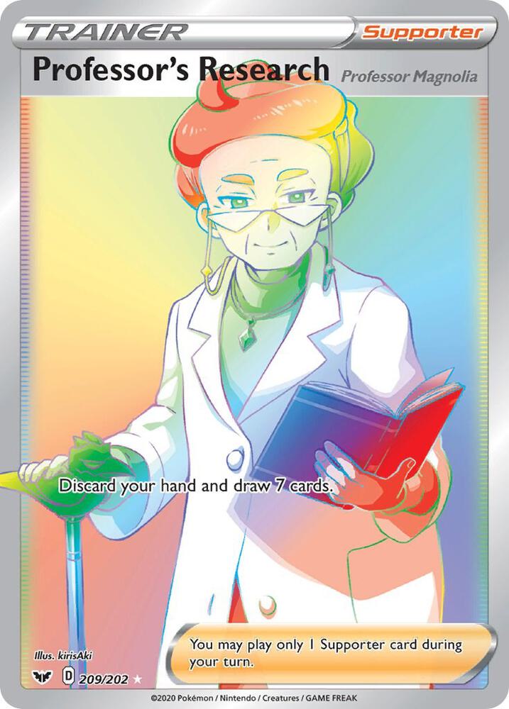 Professor's Research 209/202 (SWSH01: Sword & Shield Base Set)  - Holofoil | Good Games Adelaide SA