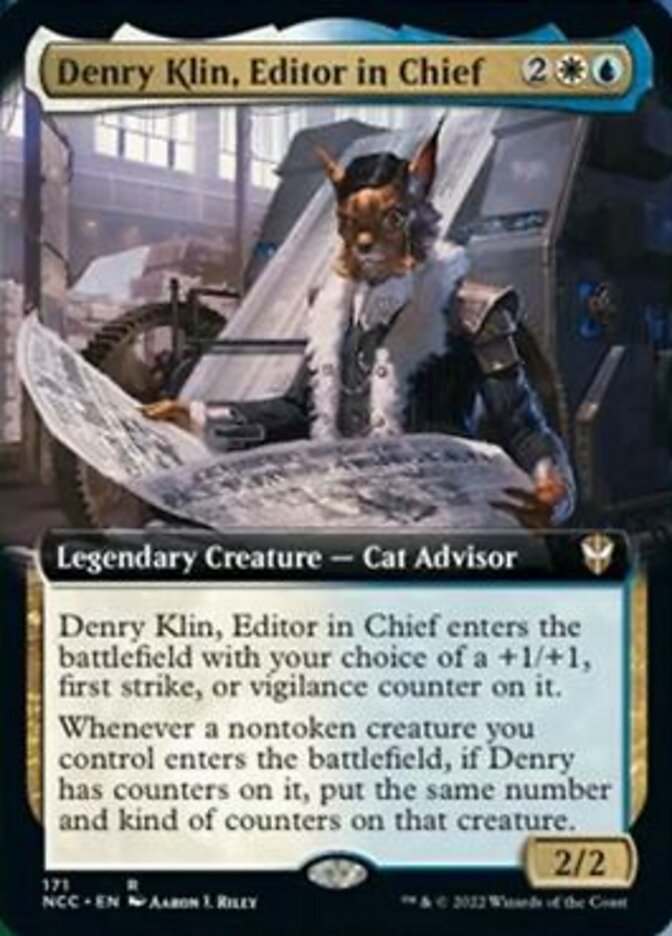 Denry Klin, Editor in Chief (Extended Art) [Streets of New Capenna Commander] | Good Games Adelaide SA