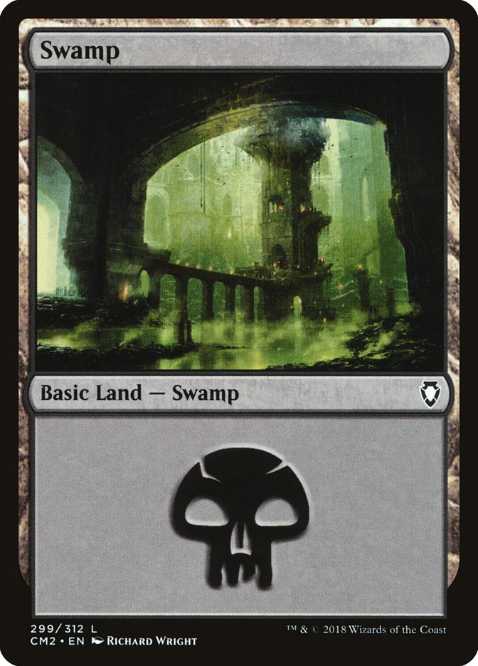 Swamp (299) [Commander Anthology Volume II] | Good Games Adelaide SA