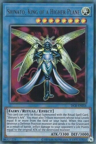 Shinato, King of a Higher Plane (25th Anniversary) [DCR-EN016] Ultra Rare | Good Games Adelaide SA