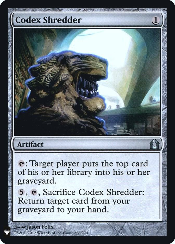 Codex Shredder 228 (The List Reprints)  - Foil | Good Games Adelaide SA